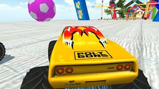 Insane Car Flip Challenge in Mega Ramp Car Stunt 3D! screenshot 1