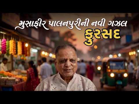 કોઈ ને ફુરસદ નથી | મુસાફિર પાલનપુરી સાહેબની નવી ગઝલ | છે તમને ફુરસદ ? | ATULYA VARSO #gazal