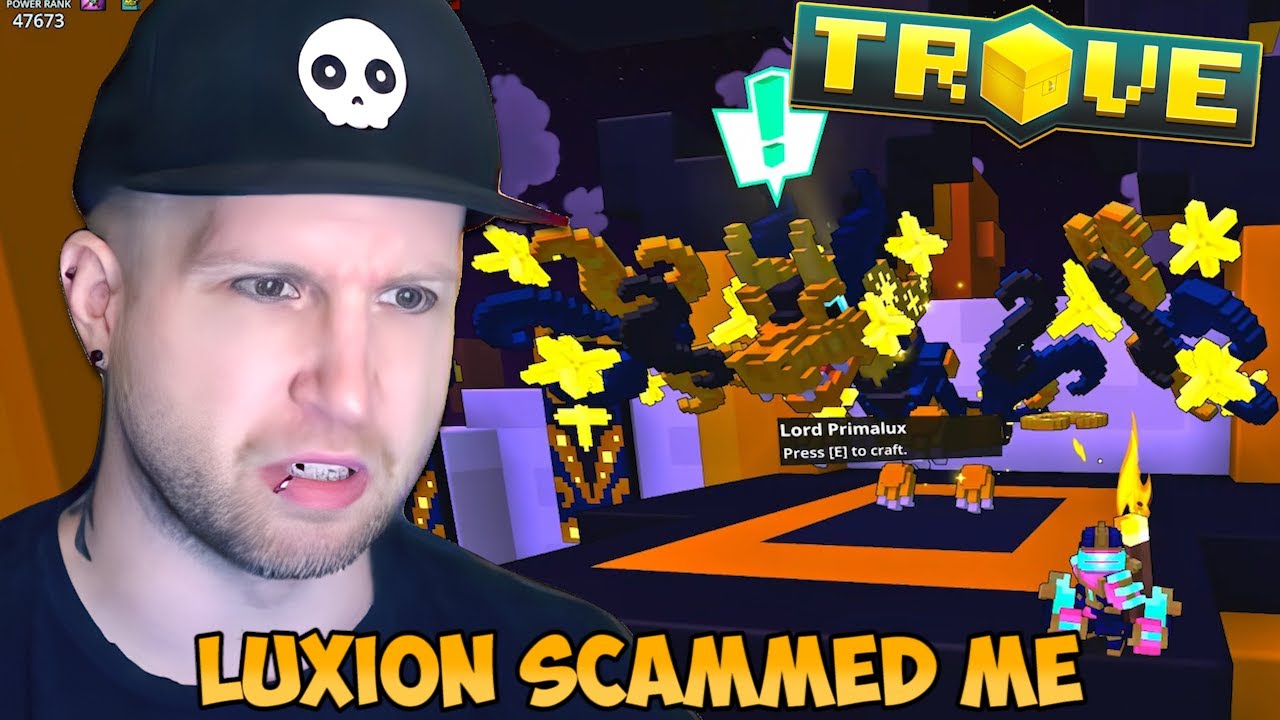 I FOUND A GAME BREAKING BUG WITH LUXION - Avoid doing this in Trove