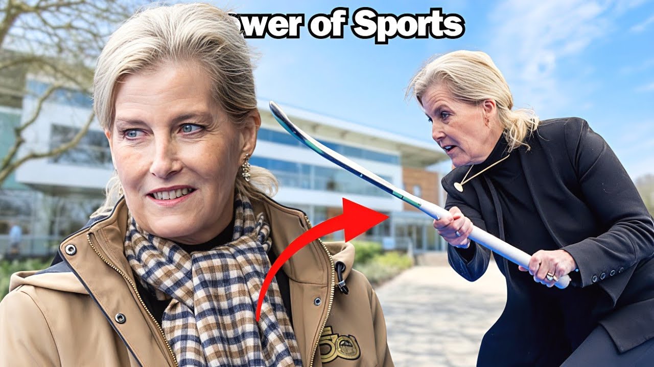 The Duchess of Edinburgh Shows Sporting Prowess During England Hockey Visit