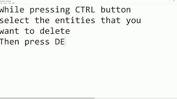 Delete multiple entities of alignment at once