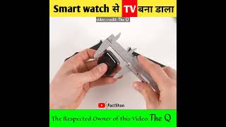 Mini Tv make by smart watch at homeshorts amazing art skill / creative ideas invention /craft