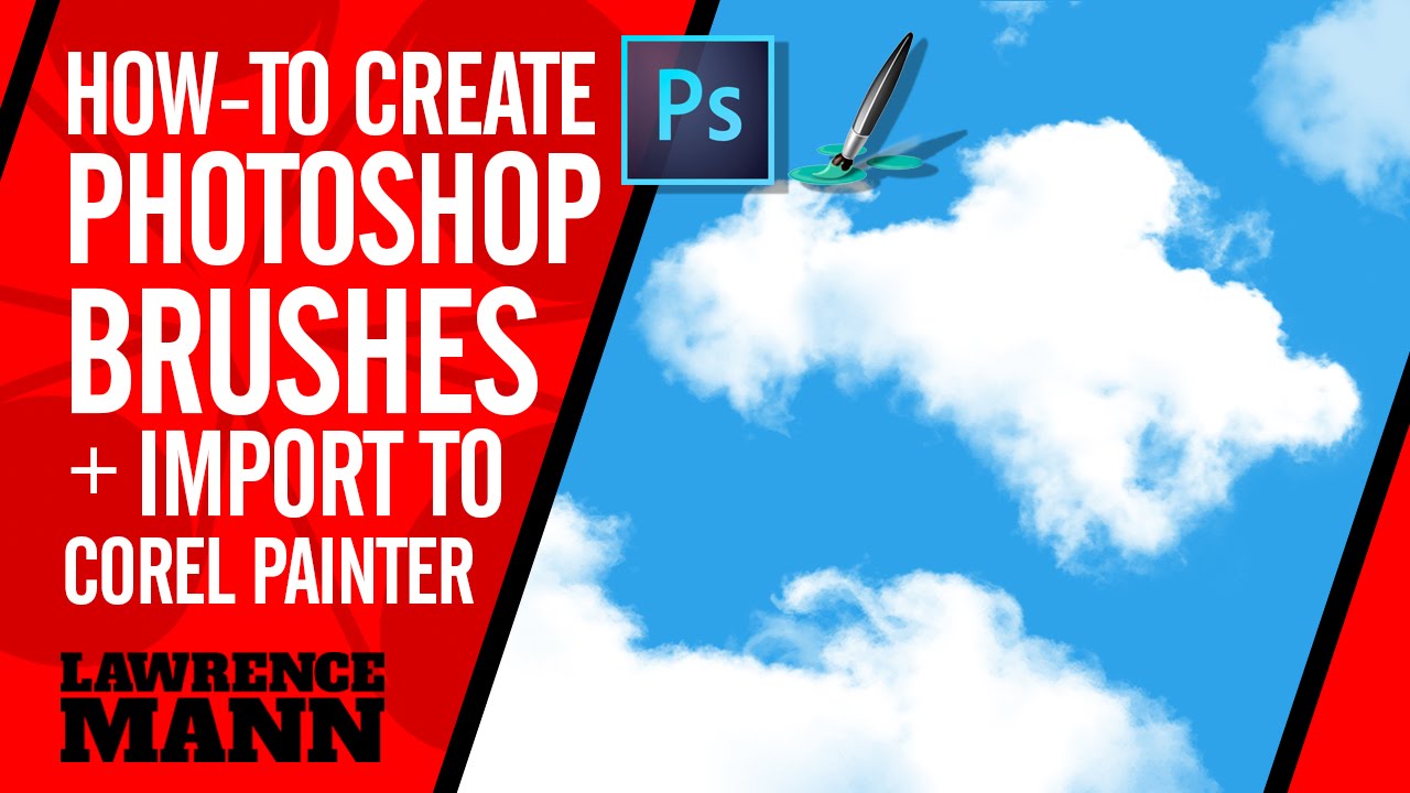 how to make a cloud brush in photoshop and import it into corel cloud brush photoshop