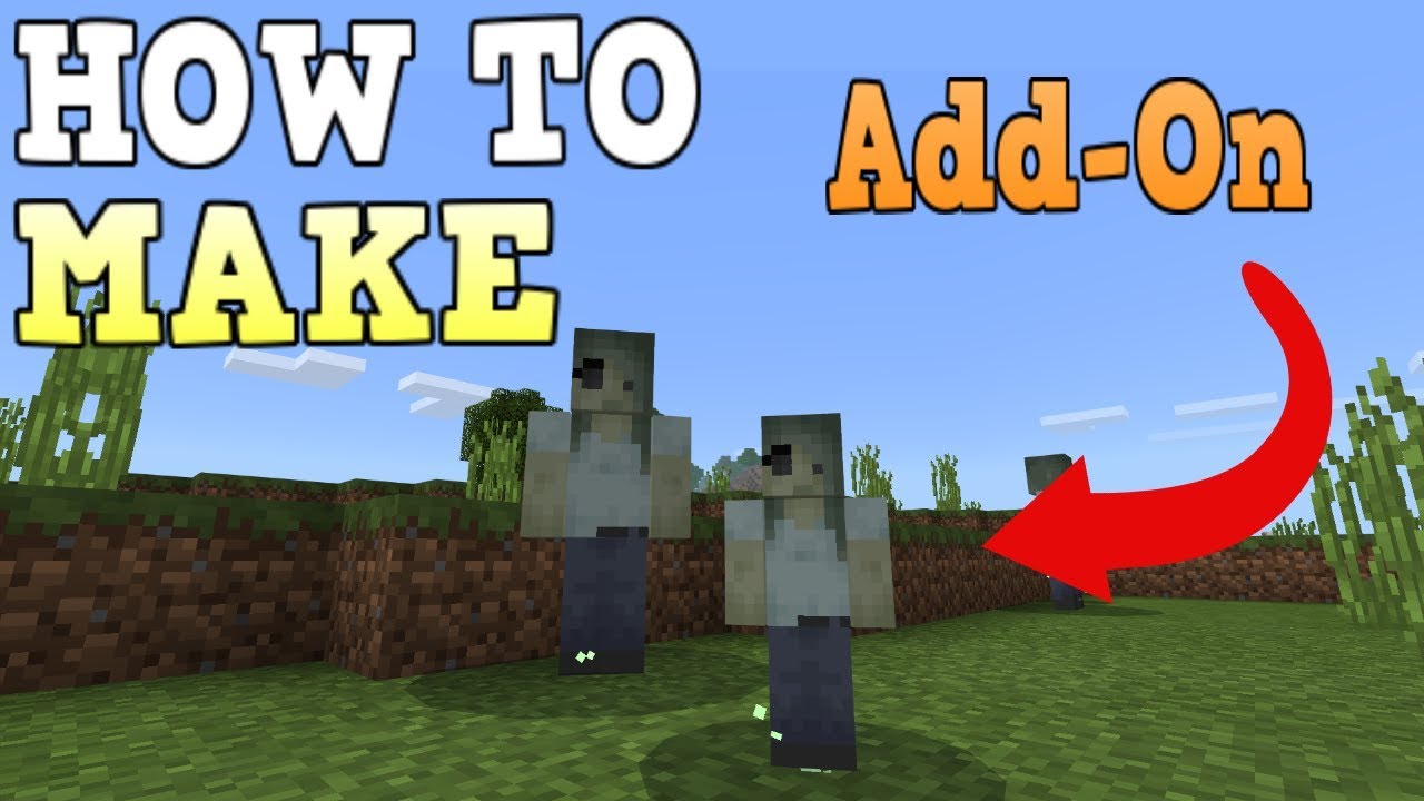 Minecraft Bedrock Edition Addon Mod Tutorial Youtube