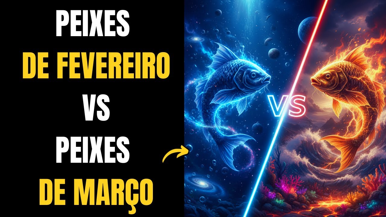''AS DIFERENÇAS ENTRE PEIXES DE FEVEREIRO E MARÇO QUE INFLUENCIAM RADICALMENTE SUA PERSONALIDADE 🐟✨'