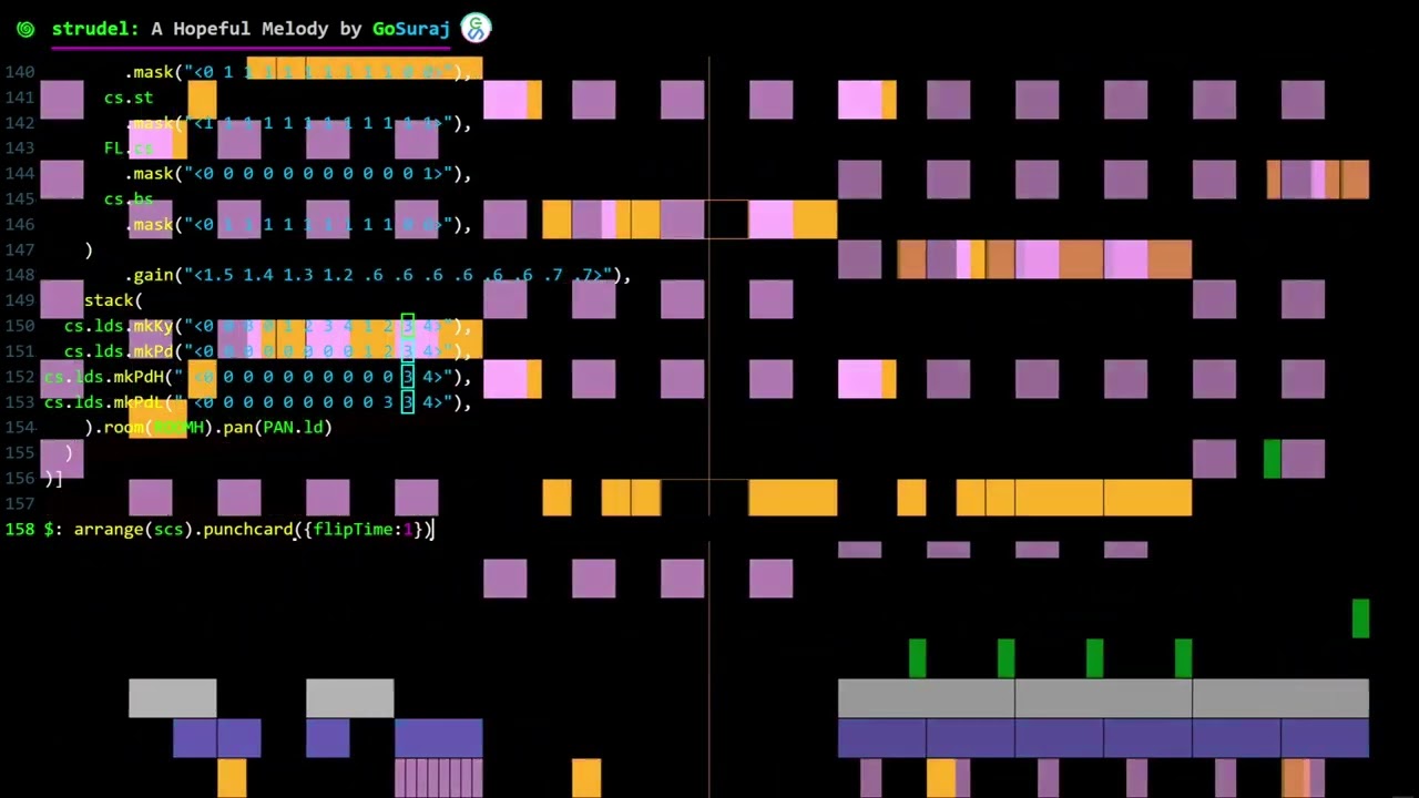 Strudel Coding Music - Hopeful EDM Melody