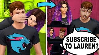 I Forced Famous YouTubers to Make Videos with Me By Kidnapping Them ...in The Sims 4