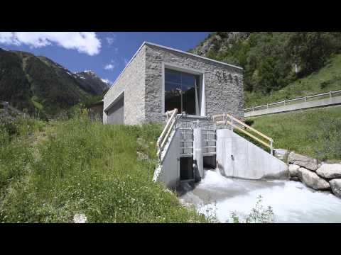 TES small hydro generator  - Susasca, Switzerland - video from TES VSETIN
