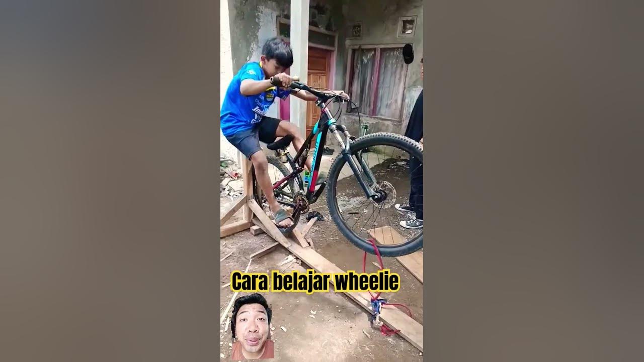 Tutorial cara belajar wheelie standing mtb #mtb #masukberanda