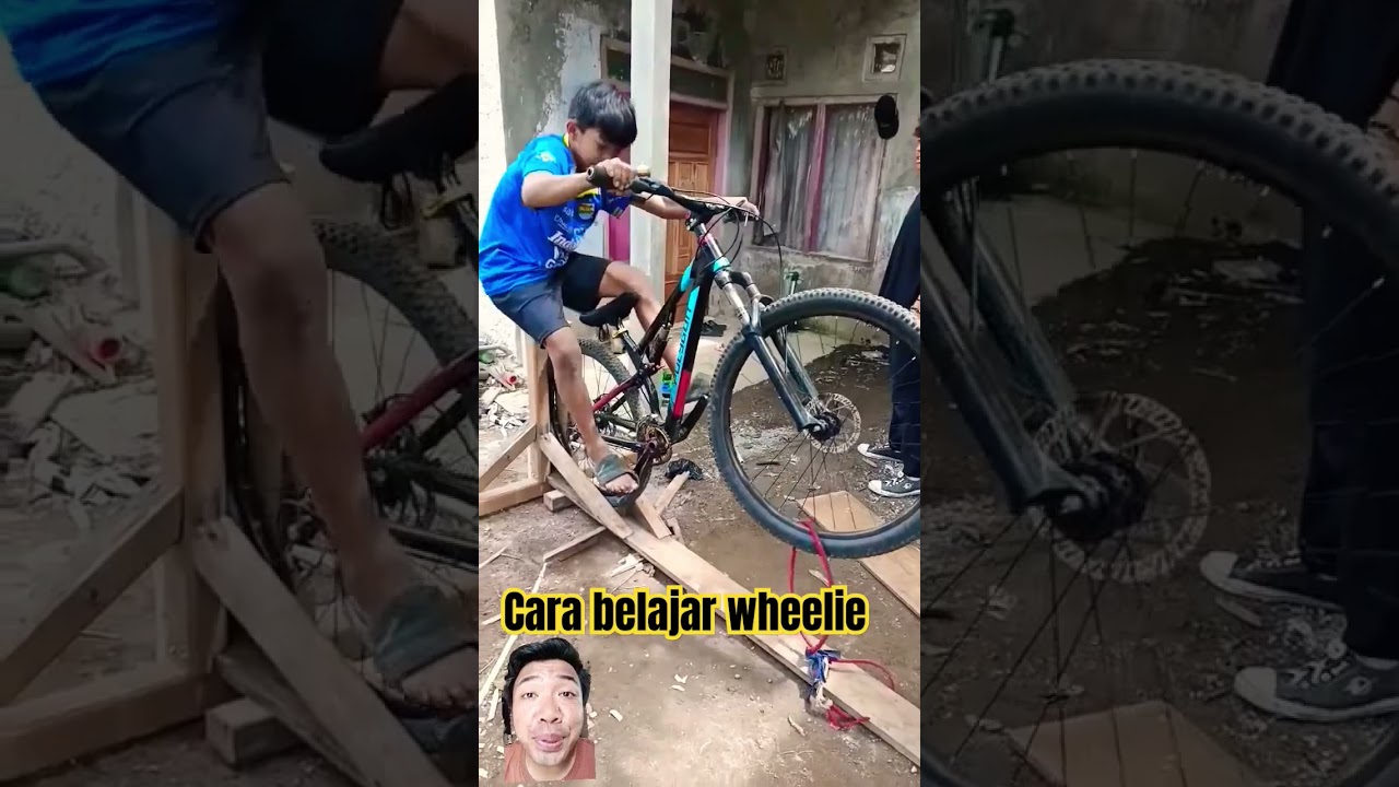 Tutorial cara belajar wheelie standing mtb 