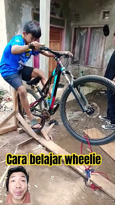 Tutorial cara belajar wheelie standing mtb #mtb #masukberanda