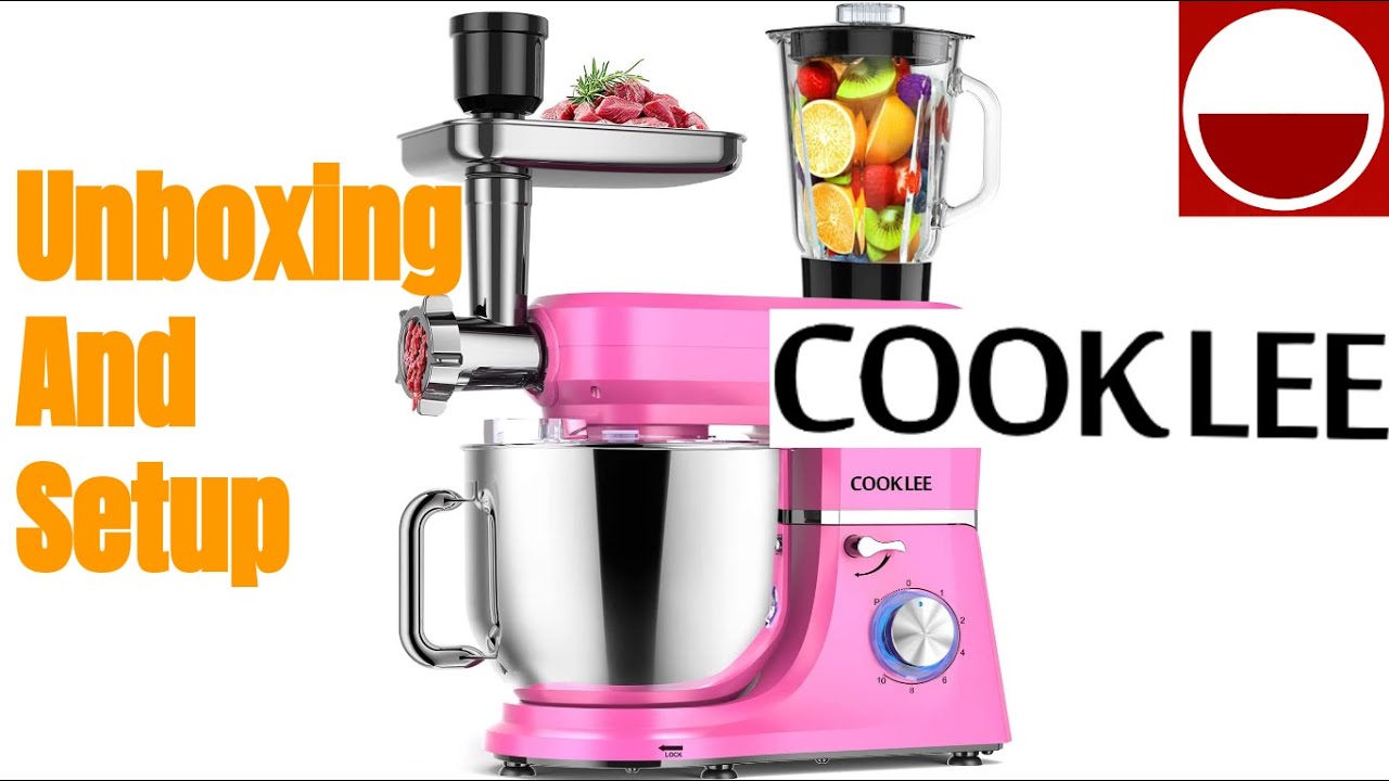 COOKLEE 6-IN-1 Stand Mixer Unboxing and set up