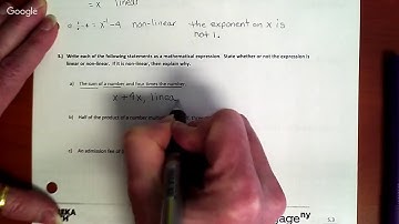 Module 4A - Grade 8 - Lesson 1 - Linear and Nonlinear Expressions in x