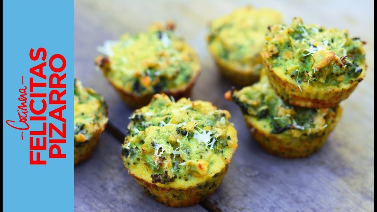 Muffins de Brócoli | Felicitas Pizarro