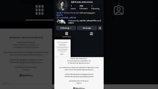Kim Jong Kook's company Galaxy Corp created an Insta and Twit account for fans to keep up with kjk