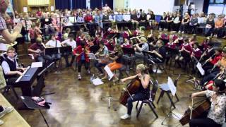 Gurt Lush Choir & Orchestra, Dani Su Bez Broja Rehearsal, St Mary Redcliffe School, 27th June Resimi