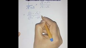 Rationalizing  the denominator by conjugate method|shot|maths|