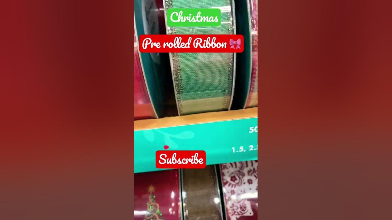 Sams Club Pre rolled Christmas Ribbon 🎀 YouTube