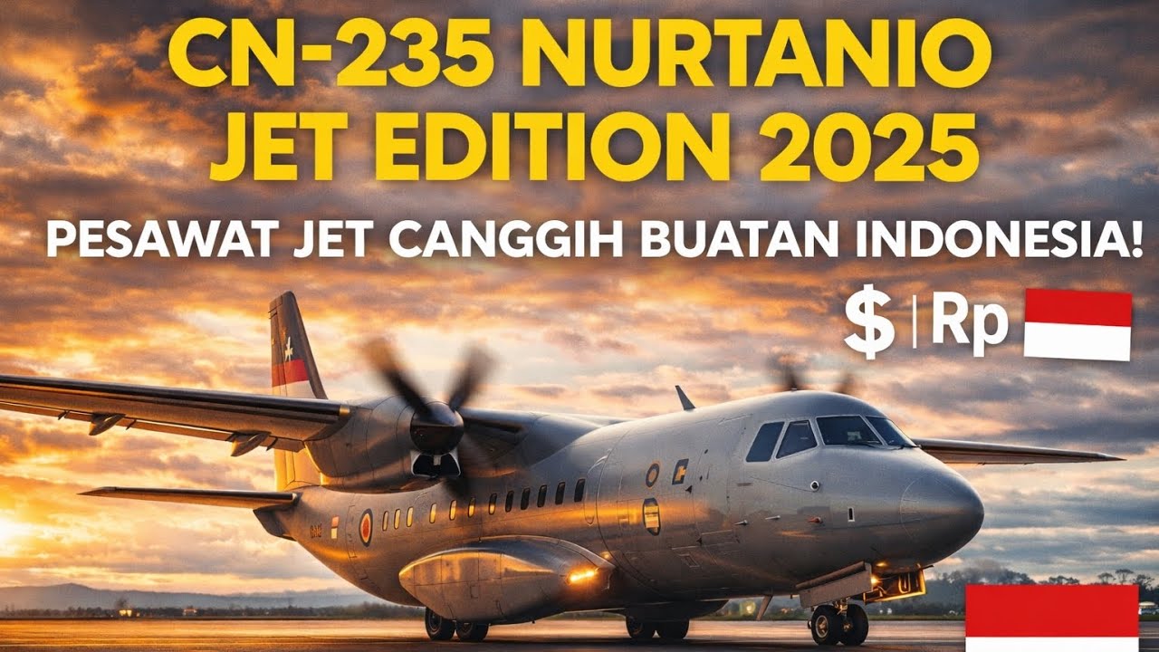 CN-235 Nurtanio Jet Edition 2025 – Pesawat Jet Taktis Buatan Indonesia dengan Teknologi Modern dan 
