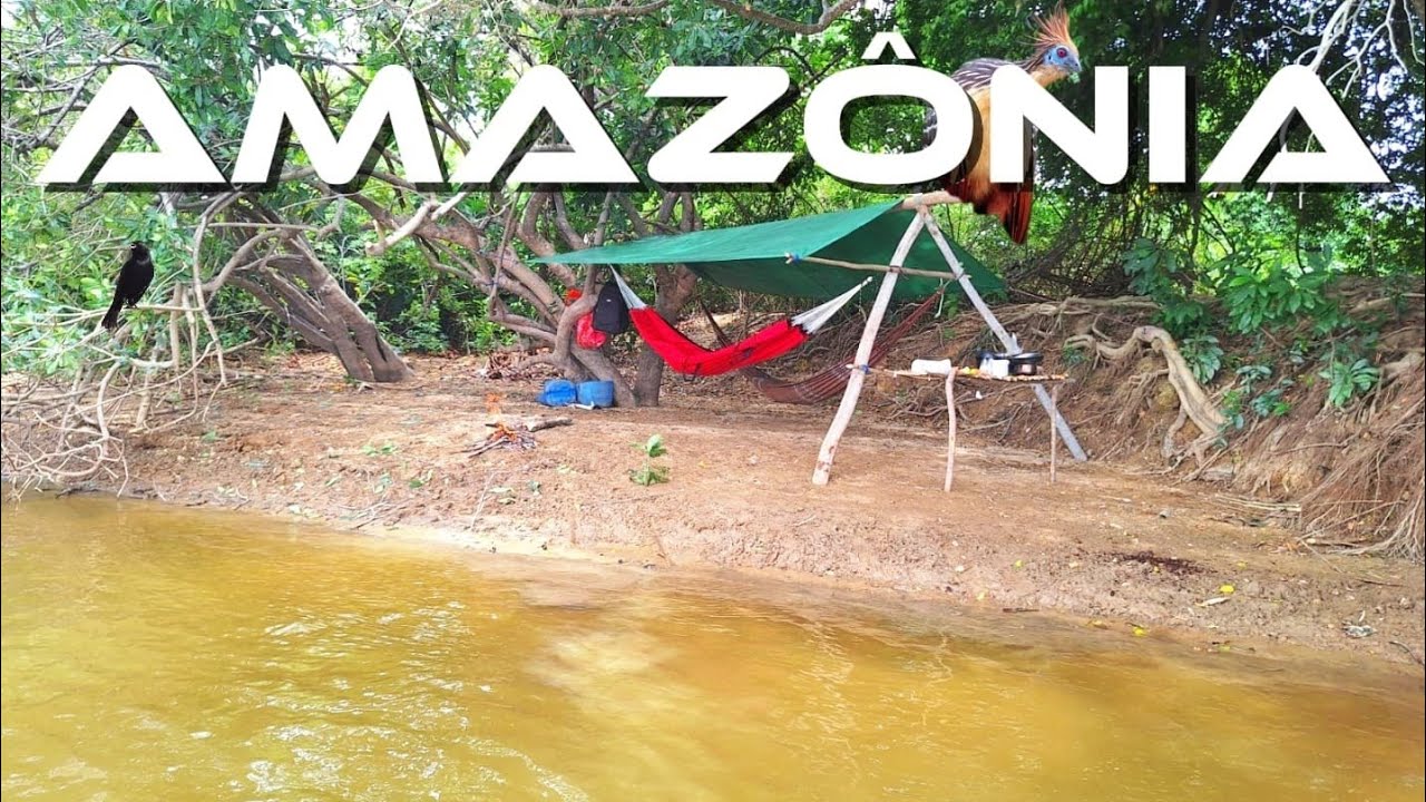 ACAMPAMENTO  E PESCARIA  NA AMAZÔNIA [RORAIMA.. 🏕