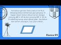 Sebidang kebun berbentuk jajar genjang.Jika kebun dan taman sebangun, luas jalan adalah