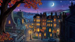 1950's peaceful seaside Autumn Night | Soft Oldies Playing in Another Room (Relax & Unwind) screenshot 5