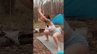 Evelina Does Stretching In The Forest #Stretching