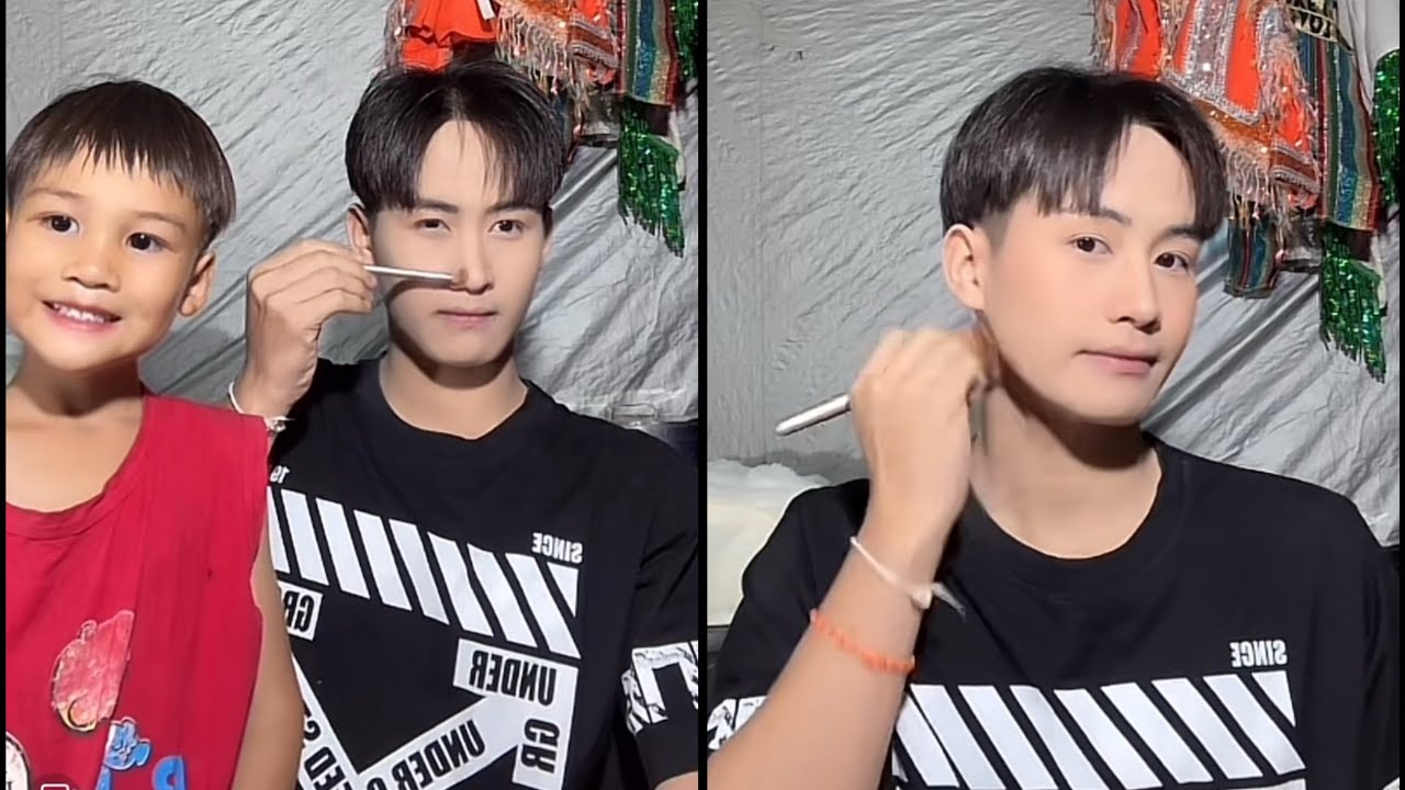 ต้าวหยอง!! แต่งหน้าฉบับไฟไหม้ กำลังใจน้องหมูยอ แสดงวังสามหมอ