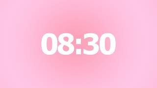 8 Minute 30 Second Timer 🌸 No Music | 8 Minute 30 Second Aesthetic Countdown Timer | 8m30s Timer