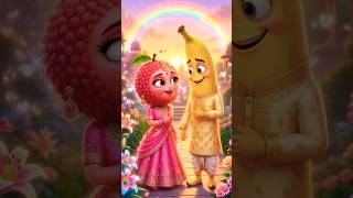 जादुई बगीचे की कहानी | Banana King & Litchi Queen #cartoon #hindicartoon #littlemonkey #aivideo