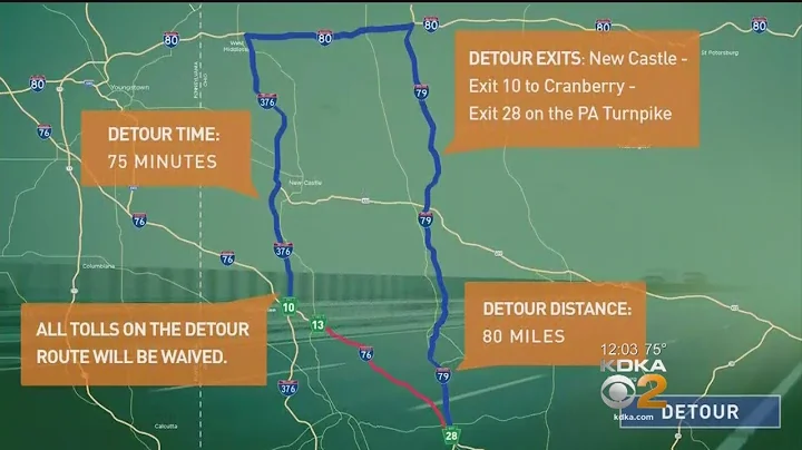 Turnpike Closure, With 80-Mile Detour, Set To Begin