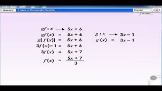 Function L06 Image of Composite Function