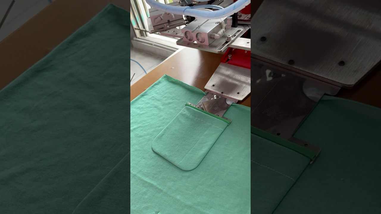 Fully automatic pocket setter machine 