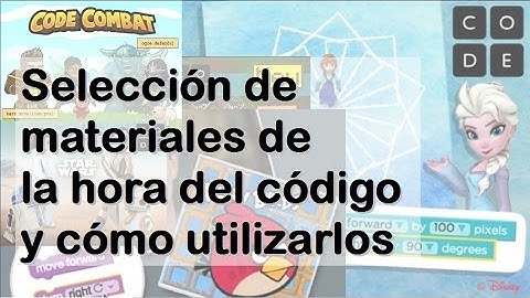 Aprende a programar!! Recursos de la hora del código y cómo utilizarlos. Secundaria y Bachillerato.