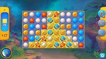 Fishdom level 11 - 17 Moves - No Boosters