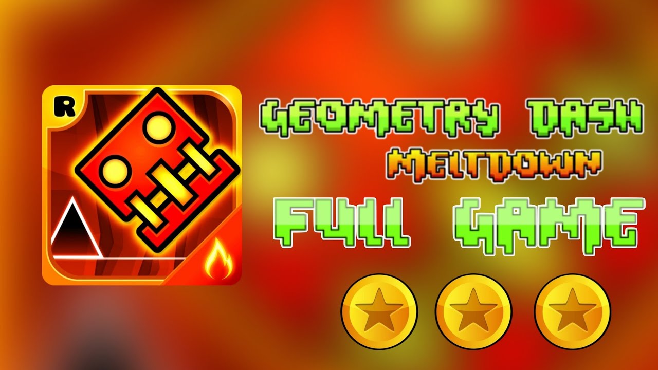 Geometry Dash Meltdown - Gameplay Walkthrough 100% All Coins | FULL ...