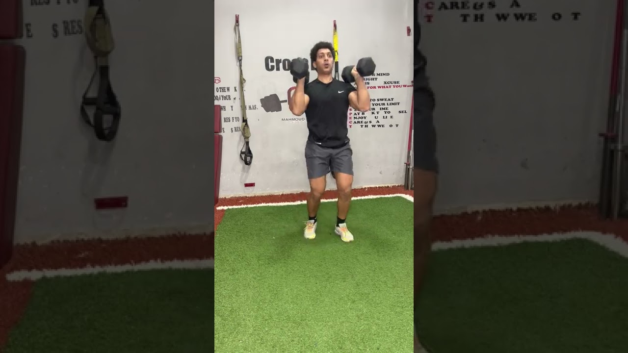 DUMBBELLS SPLIT JERK YouTube