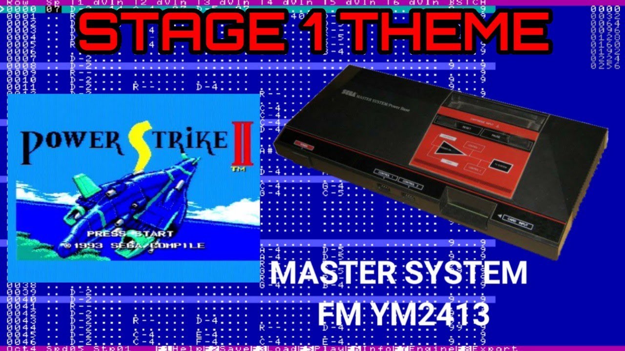 [1tracker] Power Strike II Stage 1 Theme Master System FM Remix [YM2413]