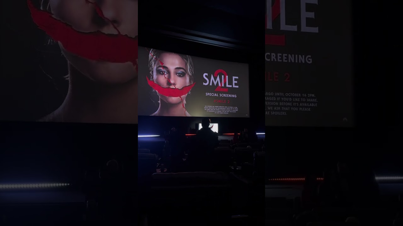 COME WITH ME TO SMILE 2 🙃 #smile #halloween #horror #shorts