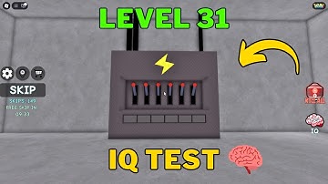 How To Solve Roblox IQ Test Level 31 | IQ Test 🧠 Guide