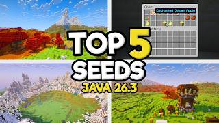 Top 5 AWESOME NEW MINECRAFT SEEDS For Minecraft 26.3! (Wilderness Bound Update)