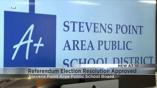 Unanimous decision by Stevens Point Area School Board on exceeding revenue limit