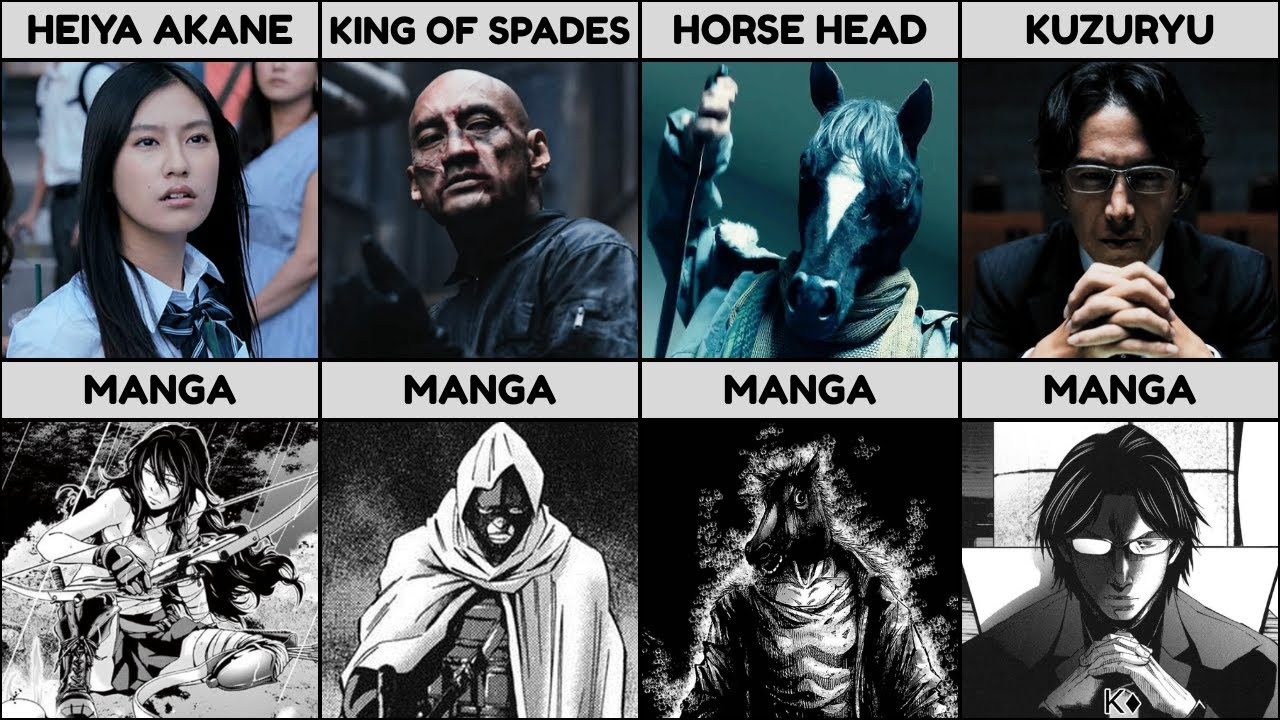 Every Manga Characters Of Alice In Borderland