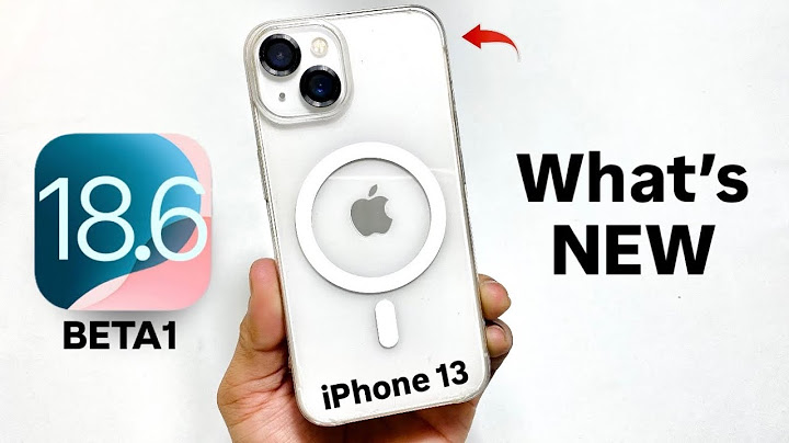 iOS 18.6 Beta on iPhone 13 - What’s New iPhone 13 iOS 18.6