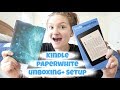 Kindle Paperwhite E-reader Unboxing + Setup! 💙