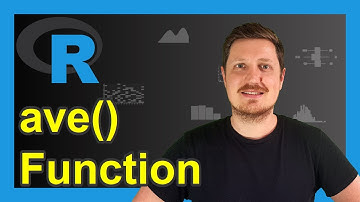 ave Function in R (Example) | Get Group Averages Over Factor Levels | Calculate Mean & Add to Data