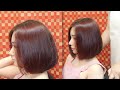 Bob haircut tutorial ตัดผมบ๊อบพอมัดได้