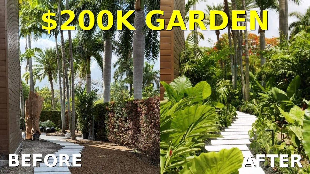 Inside a $200k Miami Beach Landscape Project 🌴🌺