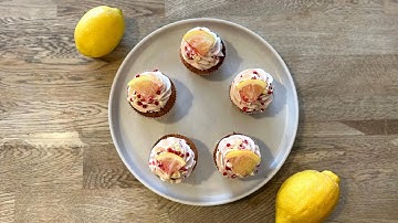 Lemon and Raspberry Cupcakes