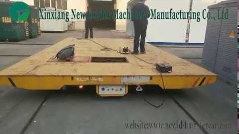 Rail Flat Cart For Material Transfer - Self Propelling Flat Trolley